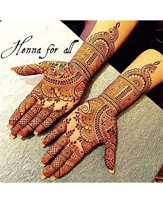 Bloom Inspired Chic Stylish Full Hand Mehndi Design